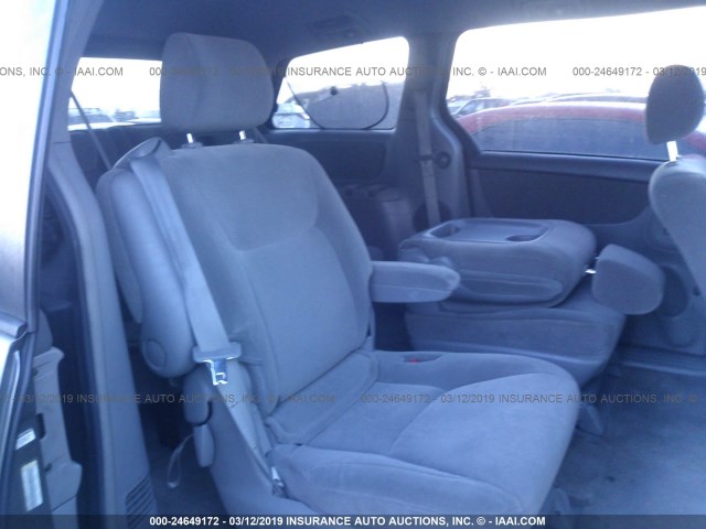 5TDZA23CX4S107646 - 2004 TOYOTA SIENNA CE/LE GRAY photo 8