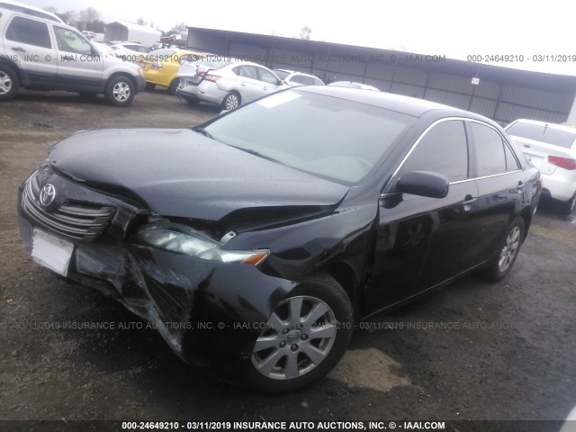 4T1BB46K79U102755 - 2009 TOYOTA CAMRY HYBRID BLACK photo 2