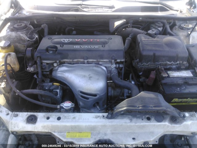 4T1BE32K83U191640 - 2003 TOYOTA CAMRY LE/XLE/SE WHITE photo 10