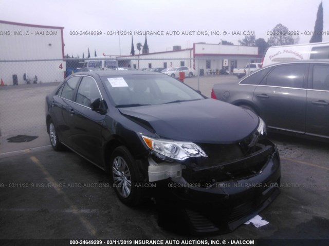 4T4BF1FK2CR191022 - 2012 TOYOTA CAMRY SE/LE/XLE BLACK photo 1