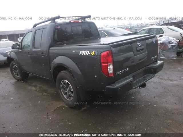 1N6AD0EV4FN724781 - 2015 NISSAN FRONTIER S/SV/SL/PRO-4X GRAY photo 3