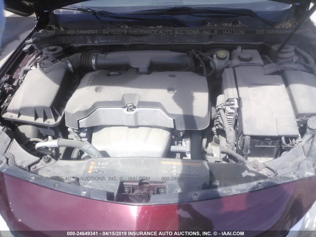 1G11C5SL6FF134591 - 2015 CHEVROLET MALIBU 1LT ბურგუნდია ფოტო 10