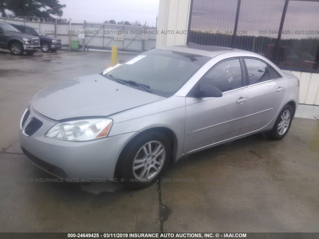 1G2ZH558864101529 - 2006 PONTIAC G6 GT SILVER photo 2