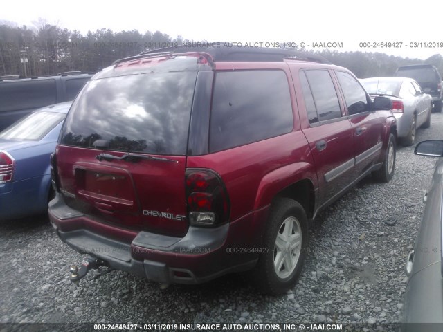 1GNES16S126120900 - 2002 CHEVROLET TRAILBLAZER EXT RED photo 4