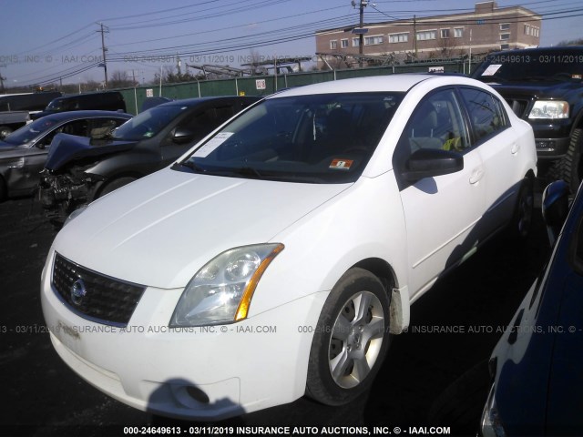 3N1AB61E09L671909 - 2009 NISSAN SENTRA 2.0/2.0S/2.0SL WHITE photo 2