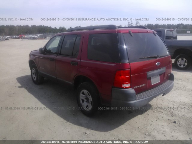 1FMZU62K15UA90574 - 2005 FORD EXPLORER XLS/XLS SPORT BURGUNDY photo 3