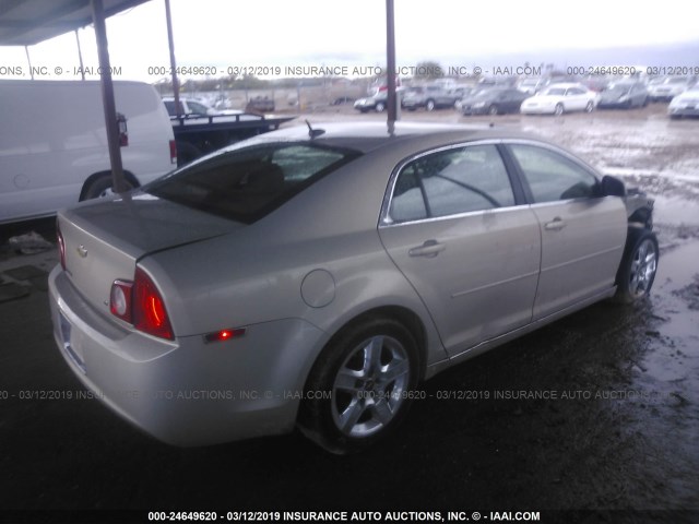 1G1ZH57B39F256723 - 2009 CHEVROLET MALIBU 1LT 金色 照片 4