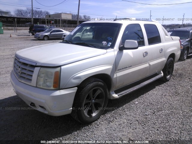 3GYEK63N03G258264 - 2003 CADILLAC ESCALADE EXT WHITE photo 2