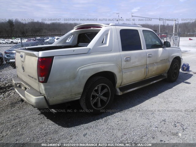 3GYEK63N03G258264 - 2003 CADILLAC ESCALADE EXT WHITE photo 4