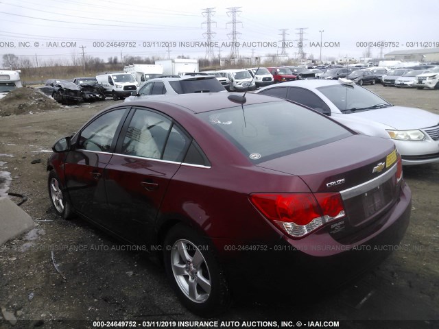 1G1PE5SB9G7196297 - 2016 CHEVROLET CRUZE LIMITED LT RED photo 3