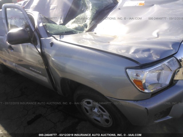 5TFTX4CN6FX056371 - 2015 TOYOTA TACOMA ACCESS CAB ნაცრისფერი ფოტო 6