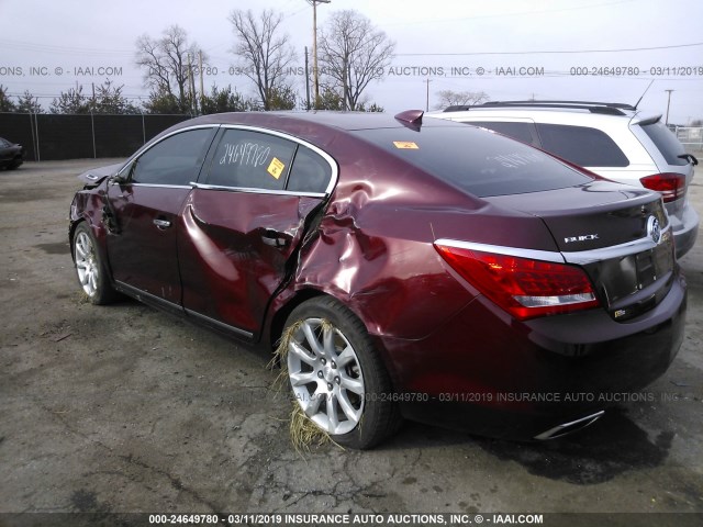 1G4GD5G38FF255383 - 2015 BUICK LACROSSE PREMIUM RED photo 3