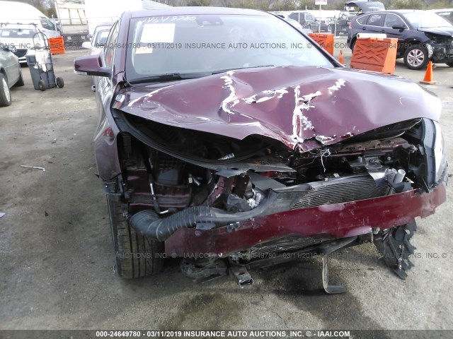 1G4GD5G38FF255383 - 2015 BUICK LACROSSE PREMIUM RED photo 6