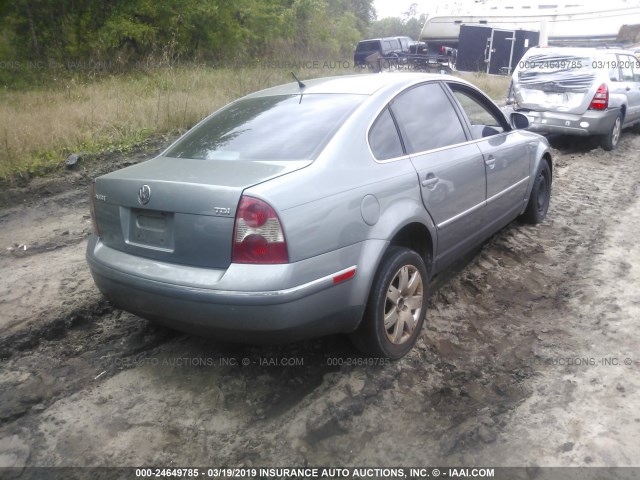 WVWAE63B45E029338 - 2005 VOLKSWAGEN PASSAT GLS TDI SILVER photo 4