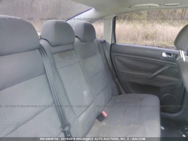 WVWAE63B45E029338 - 2005 VOLKSWAGEN PASSAT GLS TDI SILVER photo 8