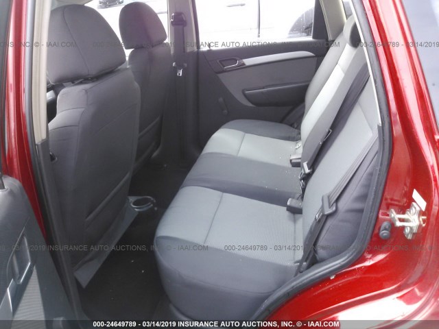 KL1TD6DE4BB135653 - 2011 CHEVROLET AVEO LS/LT RED photo 8