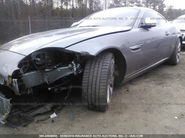 SAJWA4FB7DLB49957 - 2013 JAGUAR XK GRAY photo 6