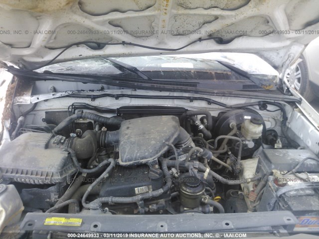 5TFJX4GN4BX001848 - 2011 TOYOTA TACOMA DOUBLE CAB 白色 照片 10