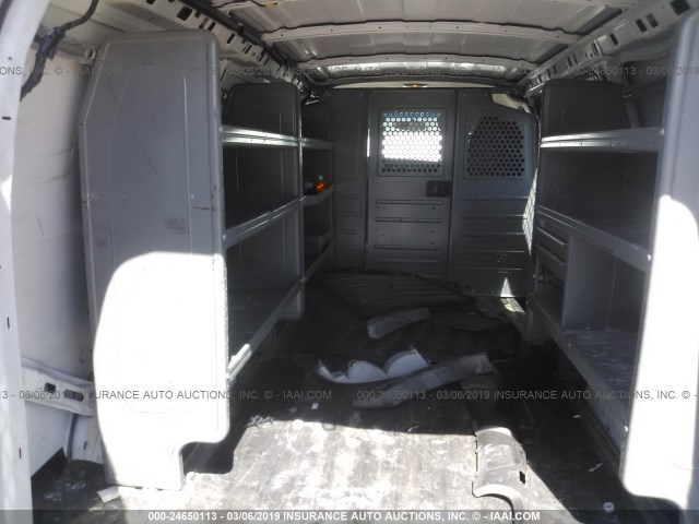 1GCSGAFX1E1163529 - 2014 CHEVROLET EXPRESS G1500  WHITE photo 8