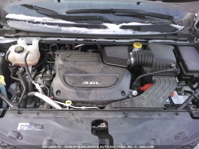 2C4RC1BG6JR290525 - 2018 CHRYSLER PACIFICA TOURING L Սպիտակ լուսանկար 10