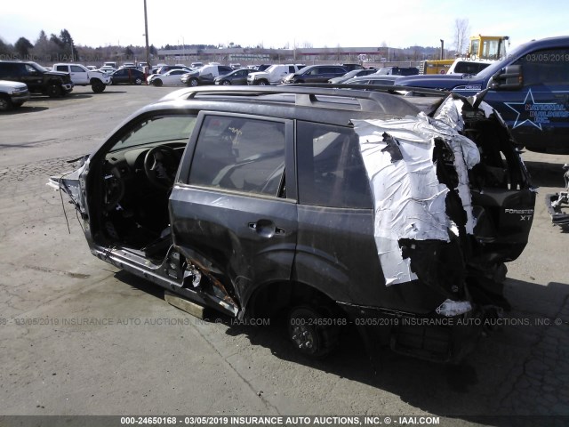 JF2SH66659H709619 - 2009 SUBARU FORESTER 2.5XT LIMITED BLACK photo 3