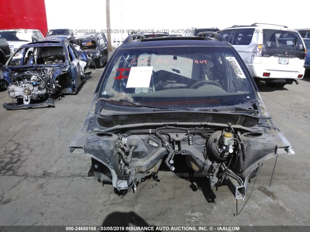 JF2SH66659H709619 - 2009 SUBARU FORESTER 2.5XT LIMITED BLACK photo 6