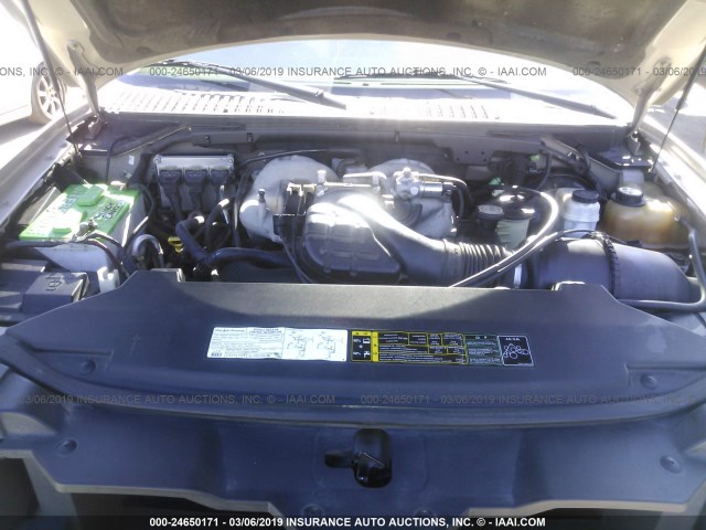 5LMFU27R14LJ09711 - 2004 LINCOLN NAVIGATOR GOLD photo 10