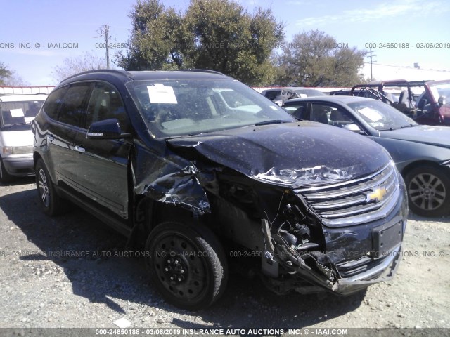 1GNKRGKD1HJ274151 - 2017 CHEVROLET TRAVERSE LT BLACK photo 1