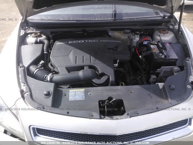 1G1ZB5EB8AF119298 - 2010 CHEVROLET MALIBU LS TAN photo 10