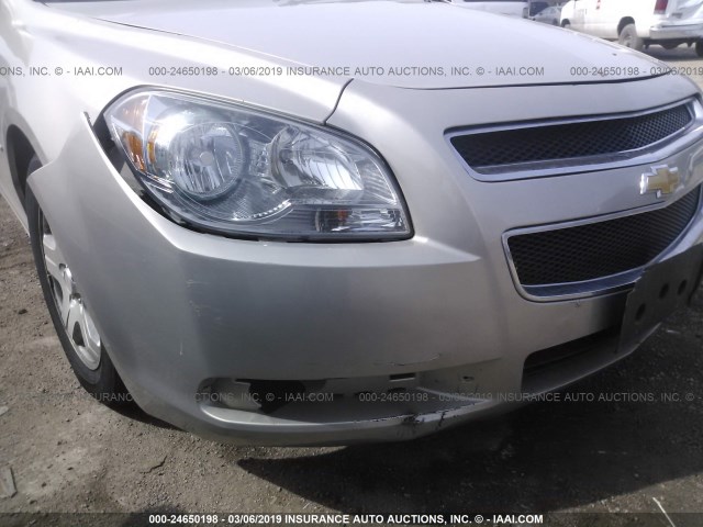 1G1ZB5EB8AF119298 - 2010 CHEVROLET MALIBU LS TAN photo 6