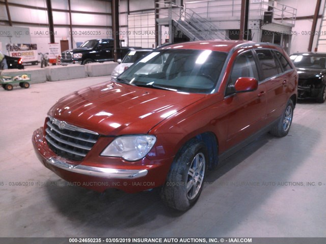 2A8GF68XX7R141619 - 2007 CHRYSLER PACIFICA TOURING RED photo 2