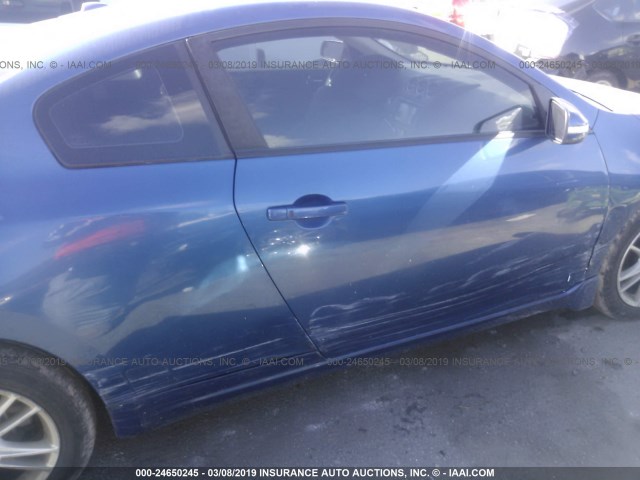 1N4BL24E68C118510 - 2008 NISSAN ALTIMA 3.5SE BLUE photo 6