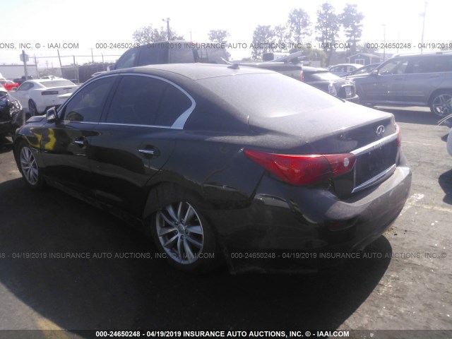 JN1BV7AP5FM350811 - 2015 INFINITI Q50 PREMIUM/SPORT BLACK photo 3