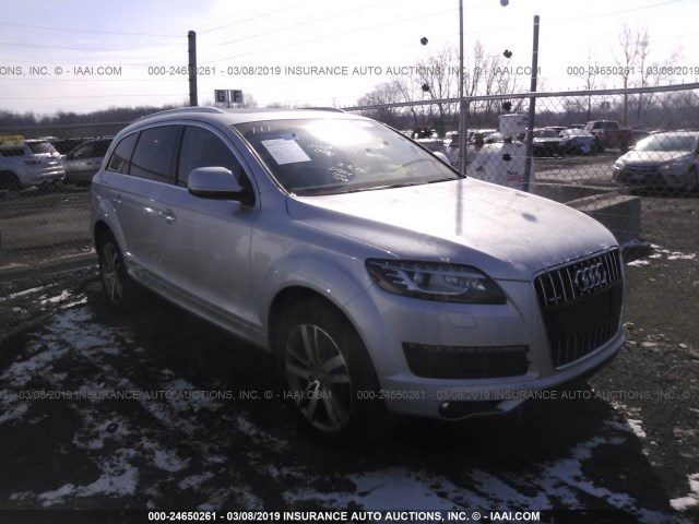 WA1LMAFE3BD001188 - 2011 AUDI Q7 PREMIUM PLUS SILVER photo 1