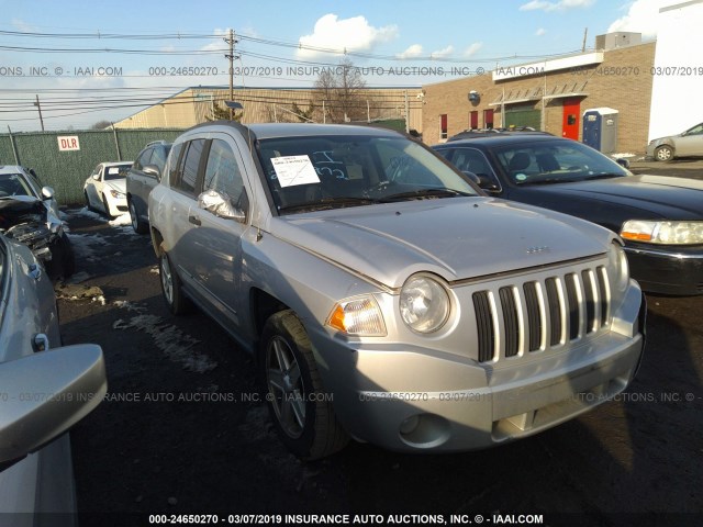 1J4FF47B39D217940 - 2009 JEEP COMPASS SPORT SILVER photo 1