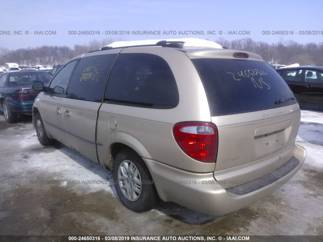 2B8GP44341R222484 - 2001 DODGE GRAND CARAVAN SPORT GOLD photo 3