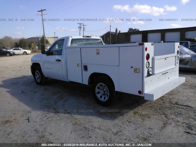 1GCNCPEX5CZ216311 - 2012 CHEVROLET SILVERADO C1500 WHITE photo 3