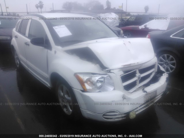 1B3HB28B27D511521 - 2007 DODGE CALIBER WHITE photo 1