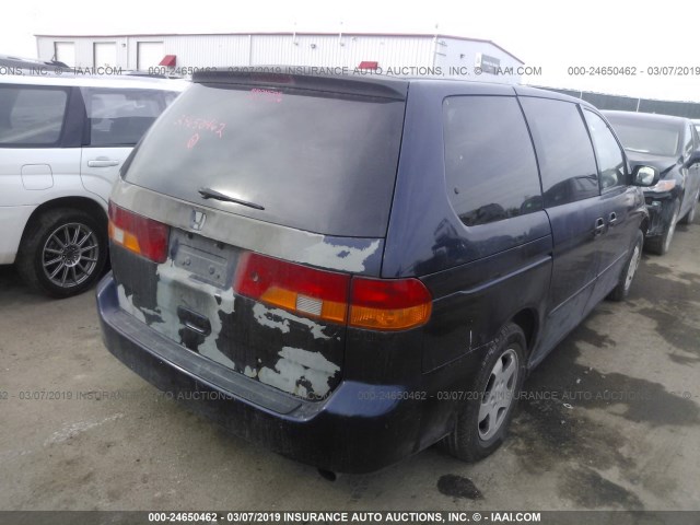 5FNRL18533B063006 - 2003 HONDA ODYSSEY BLUE photo 4