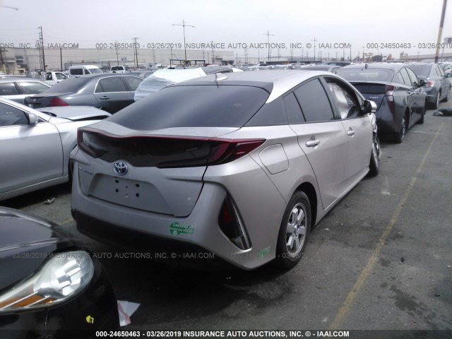 JTDKARFP1H3058014 - 2017 TOYOTA PRIUS PRIME  灰色 照片 4