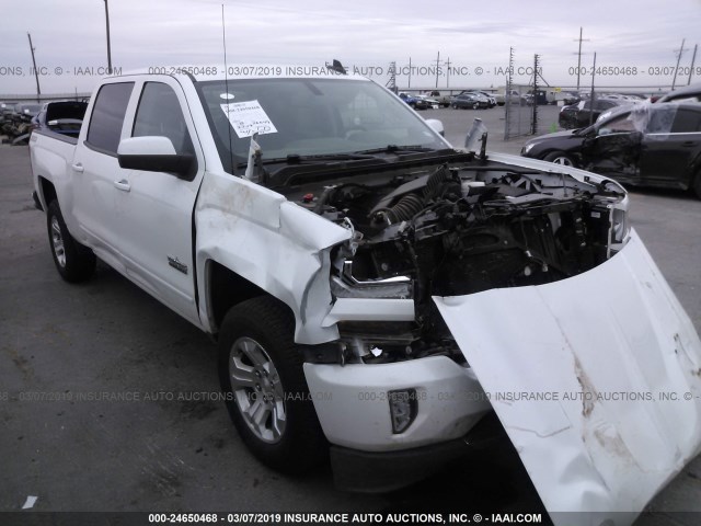 3GCUKRECXJG273432 - 2018 CHEVROLET SILVERADO K1500 LT WHITE photo 1