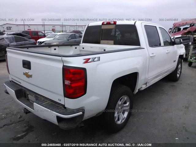 3GCUKRECXJG273432 - 2018 CHEVROLET SILVERADO K1500 LT WHITE photo 4