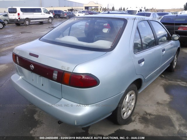 1N4AB41D1SC741188 - 1995 NISSAN SENTRA XE/GXE/GLE/BASE Light Blue photo 4