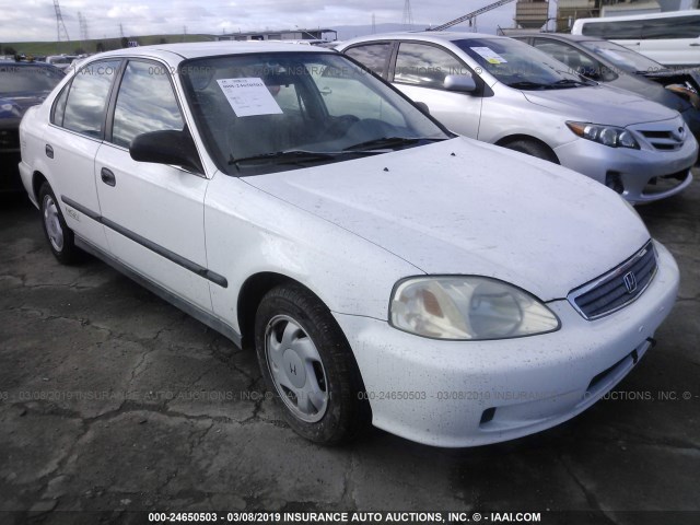 1HGEN1646XL000165 - 1999 HONDA CIVIC GX WHITE photo 1