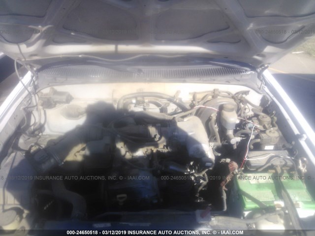 5TEVL52N41Z785126 - 2001 TOYOTA TACOMA XTRACAB WHITE photo 10