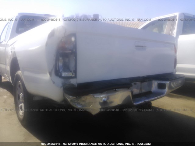 5TEVL52N41Z785126 - 2001 TOYOTA TACOMA XTRACAB WHITE photo 6