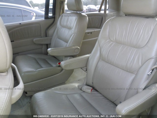 5FNRL38706B461274 - 2006 HONDA ODYSSEY EXL WHITE photo 8