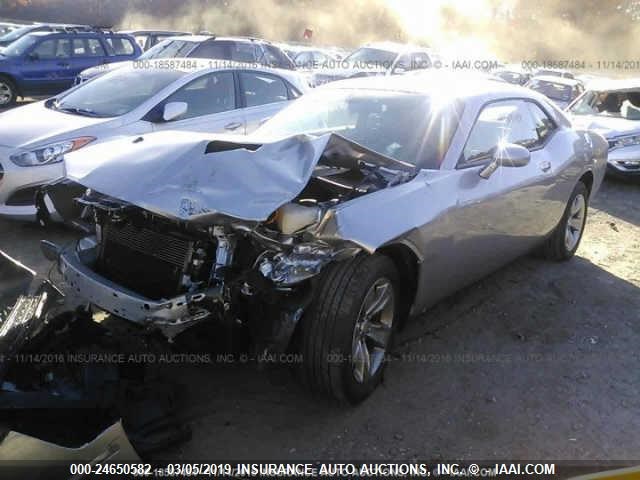 2C3CDZAG4GH236677 - 2016 DODGE CHALLENGER SXT GRAY photo 2