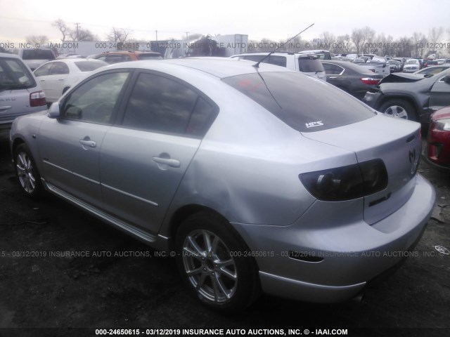 JM1BK323361540246 - 2006 MAZDA 3 S SILVER photo 3