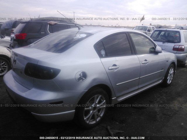 JM1BK323361540246 - 2006 MAZDA 3 S SILVER photo 4